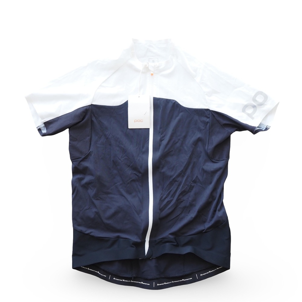 POC AVIP WO Cycling Jersey White Navy Women's Small S PC53020